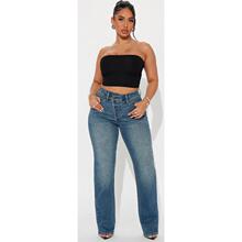 C 35684 Street Style Straight Leg Jeans ����ֱͲţ�п�