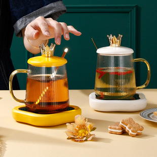 Office constant temperature coaster glass warm Cup 55 degrees constant temperature cup warm coaster heating Coaster USB insulation coaster