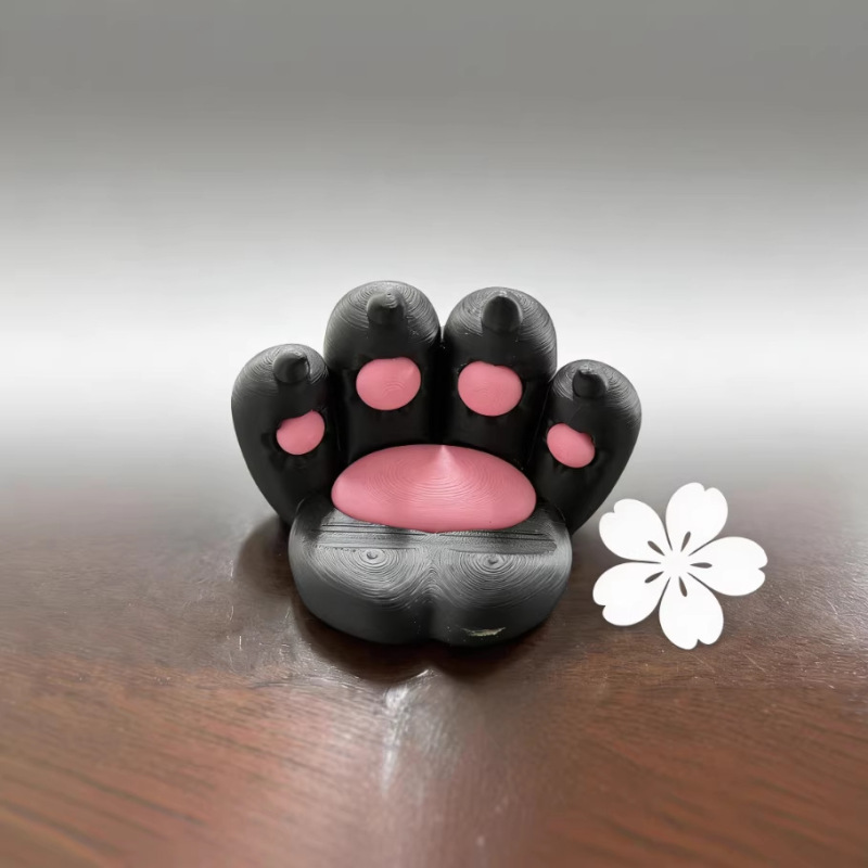 Creative Cat Paw Decorations, Cute Cartoon Desktop Ornaments, Mobile Phone Holders, Stereo Environmentally Friendly 3D Printed Crafts
