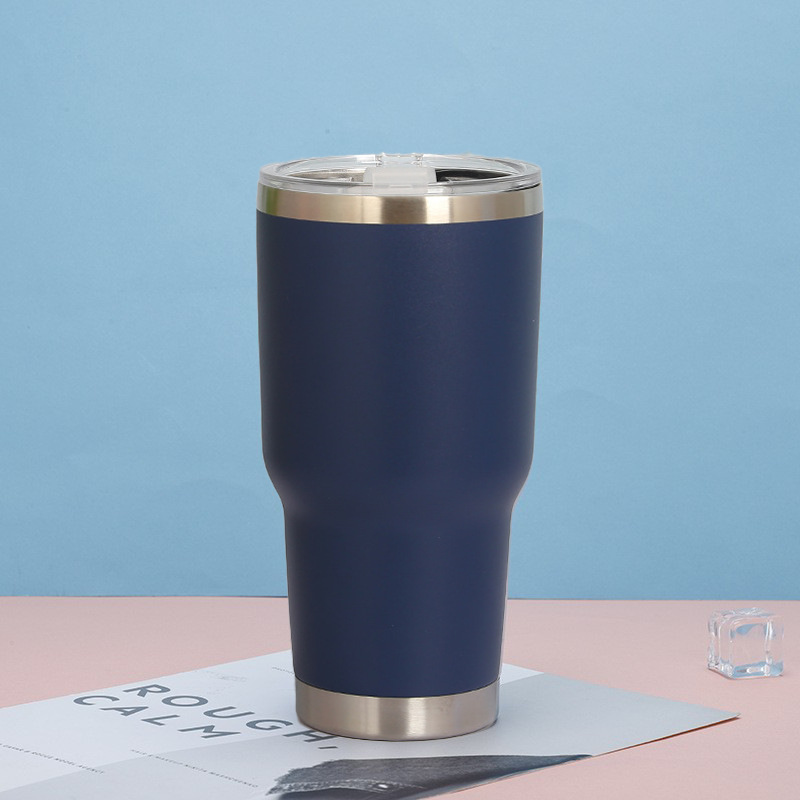 Taza de vacío de acero inoxidable 304 transfronterizo taza fría 30oz taza de coche taza de helado taza de cerveza taza de paja