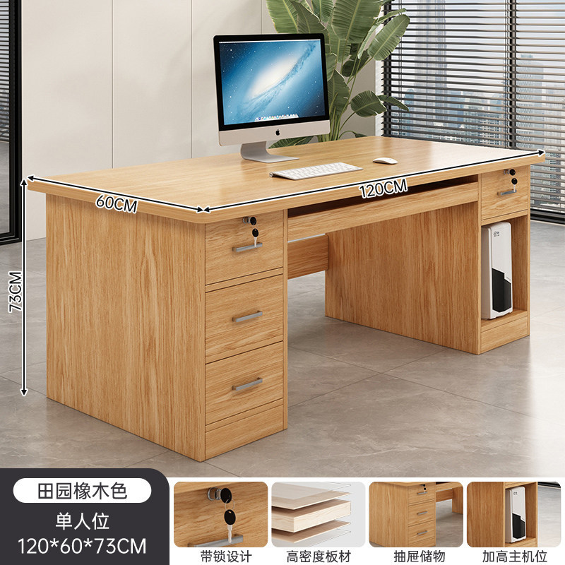 Mesa de escritorio, mesa de computadora de escritorio, mesa de escritorio