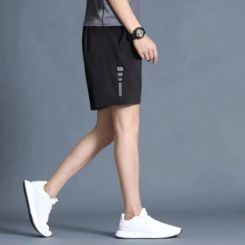 Factory for summer casual pants men's breathable quick-drying pants thin loose shorts men's beach pants running men's transport