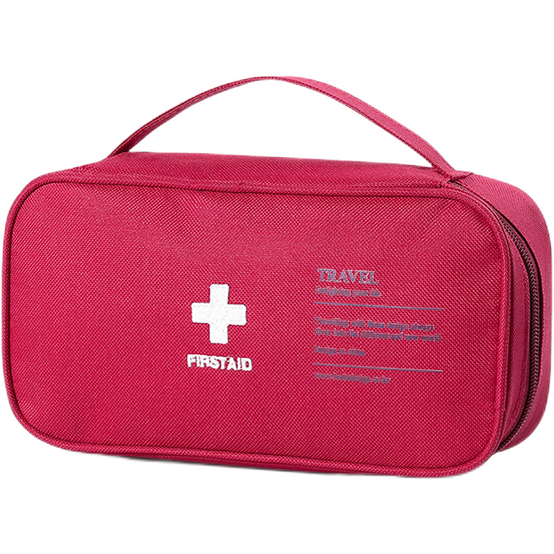 Bolsa portátil para guardar medicamentos, botiquín de primeros auxilios, caja de medicamentos, kit de salud escolar para prevención de epidemias, almacenamiento de viaje