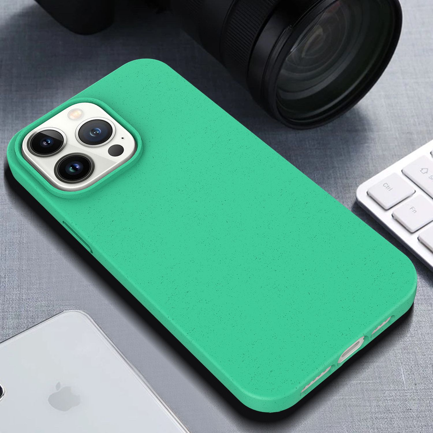 Geeignet für iPhone 14 Promax abbaubare Weizenstroh-Telefonhülle, Apple 13 Pro Anti-Fall-Schutz-Feuchtigkeitshülle_voghion.com