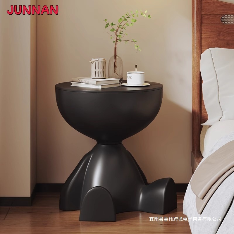 网红创意床头柜家用沙发置物架卧室阳台迷你小户型边几移动小茶几