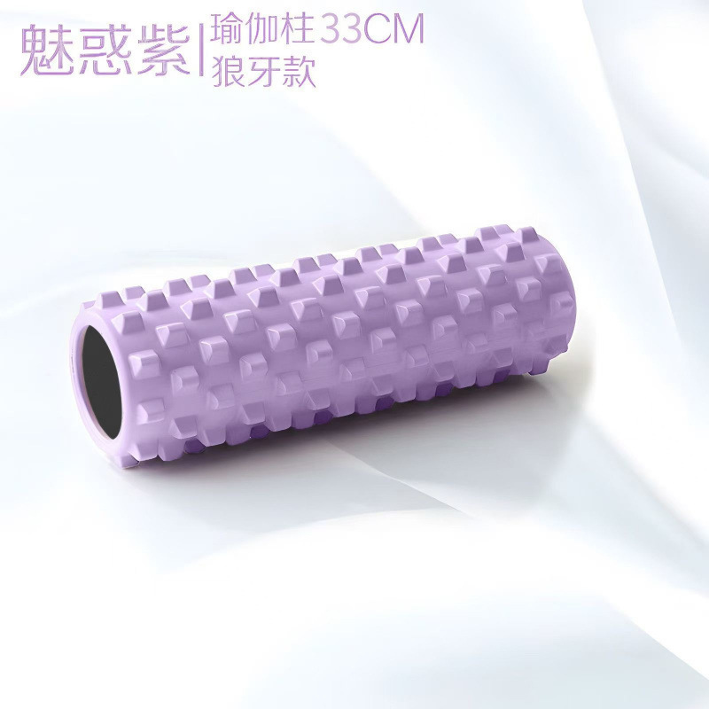 泡沫轴实心滚轴大尺寸肌肉放松瘦腿按瑜伽柱狼牙棒瑜伽用品泡沫轴|undefined