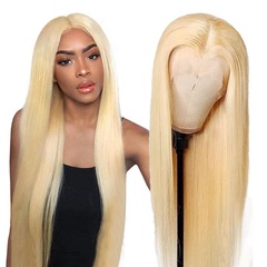 Lace Wigs Amazon New Product Off-White Straight Hair Ladies Synthetic Hair Topper Holiday Decoration Wig Set