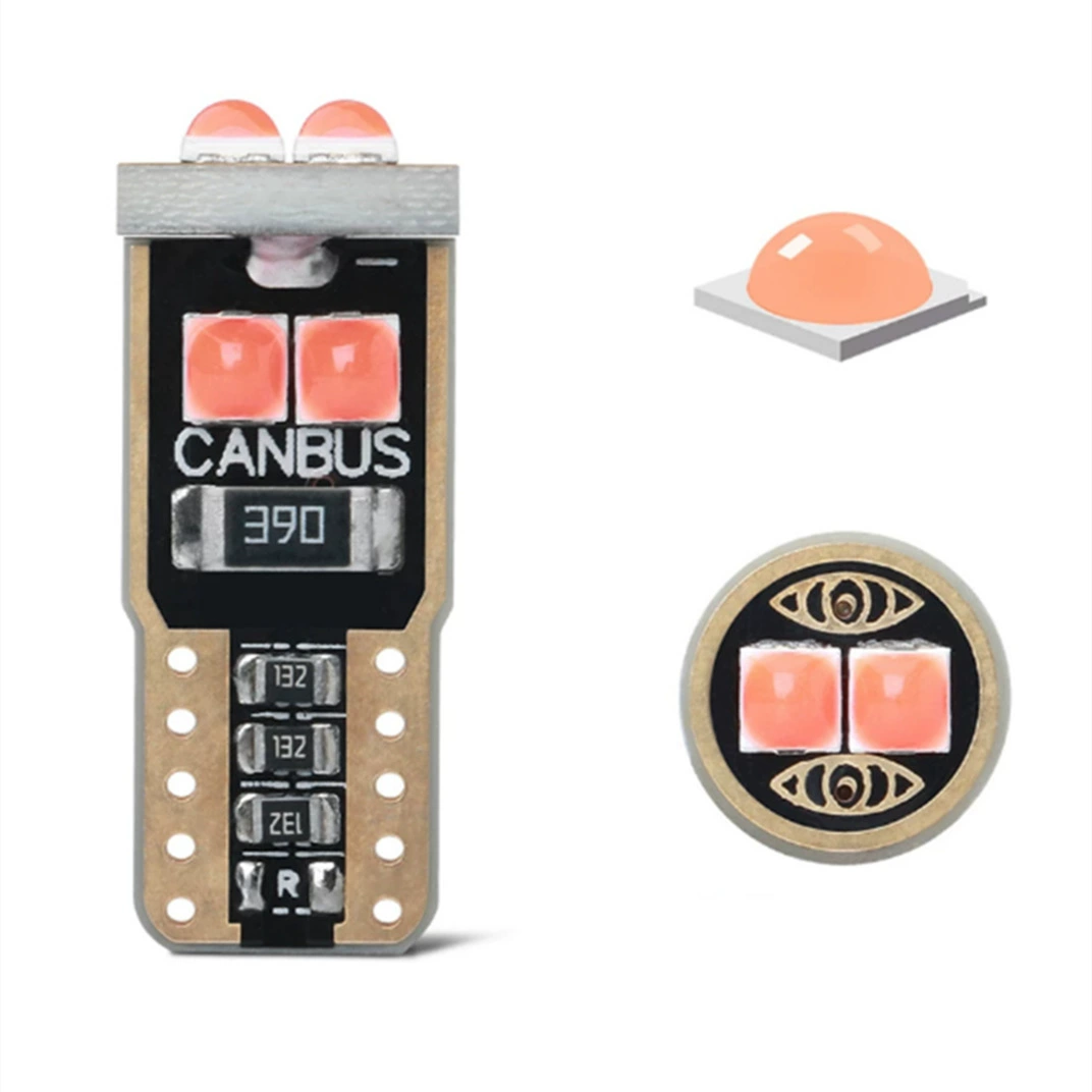 Auto LED small car light T10 3030 6smd Wuji Decoding Demonstrate Wide Light Highlight Reading Light Light