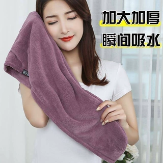 双层干发帽女吸水速干发巾擦头发毛巾浴帽神器加厚包头巾一件代发