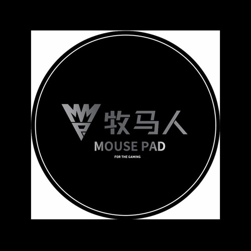 Forerunner Mecha Mouse Pad Office Shortcut Key Desk Pad Cute Round Fabric Milk Tea Rubber Mouse Pad Wholesale
