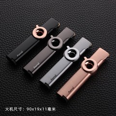 クロスボーダーサプライ am7106 インフレータブル防風ブルーフレームライター、クリエイティブでパーソナライズされたメタルシガーライター