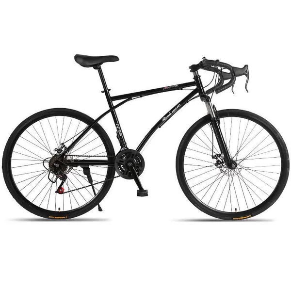 Upgraded 24-speed-30 rim double disc brake shock absorption-01-26 inch pneumatic tires