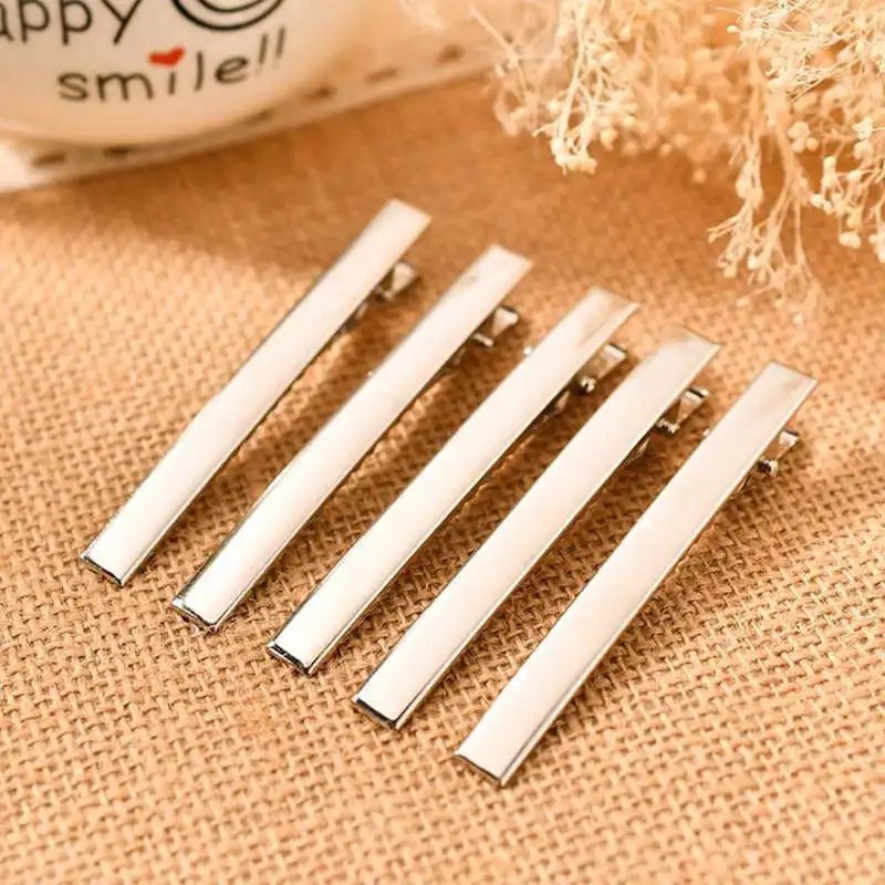 Duckbill Clip Side Clip DIY Hairpin Base Extended Version Handmade Hairpin Material Accessories Pointed Clip Base Clip Large Size