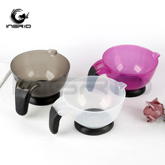 Plastic factory wholesale transparent hair dye bowl large hair dye cream coloring scale bowl hair salon hair dyeing tool