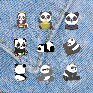 Lying Lying Bear Japanese Style Small Brooch Women's Nearline Accessories ins Fashionable Personalized Badge Accessories Collar Pin Men's High-end Fashion