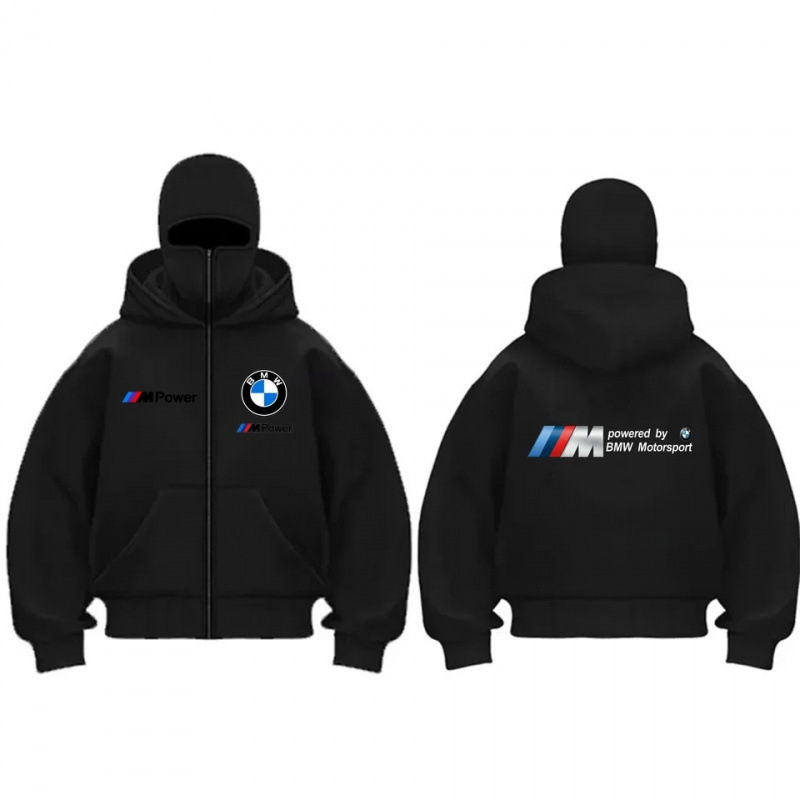 Cross-border car pattern print, fashionable and trendy men's hoodie, double-capped black sweatshirt, new streetwear style