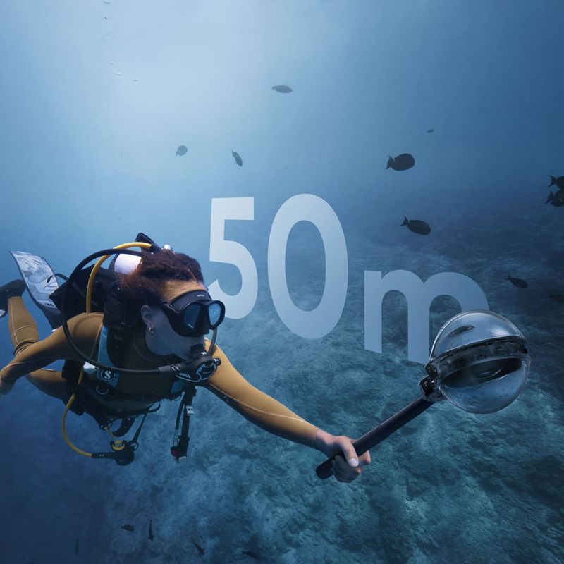 影石Insta360 X5 高级全隐形潜水壳防水壳50米防水密封高透保护壳|undefined