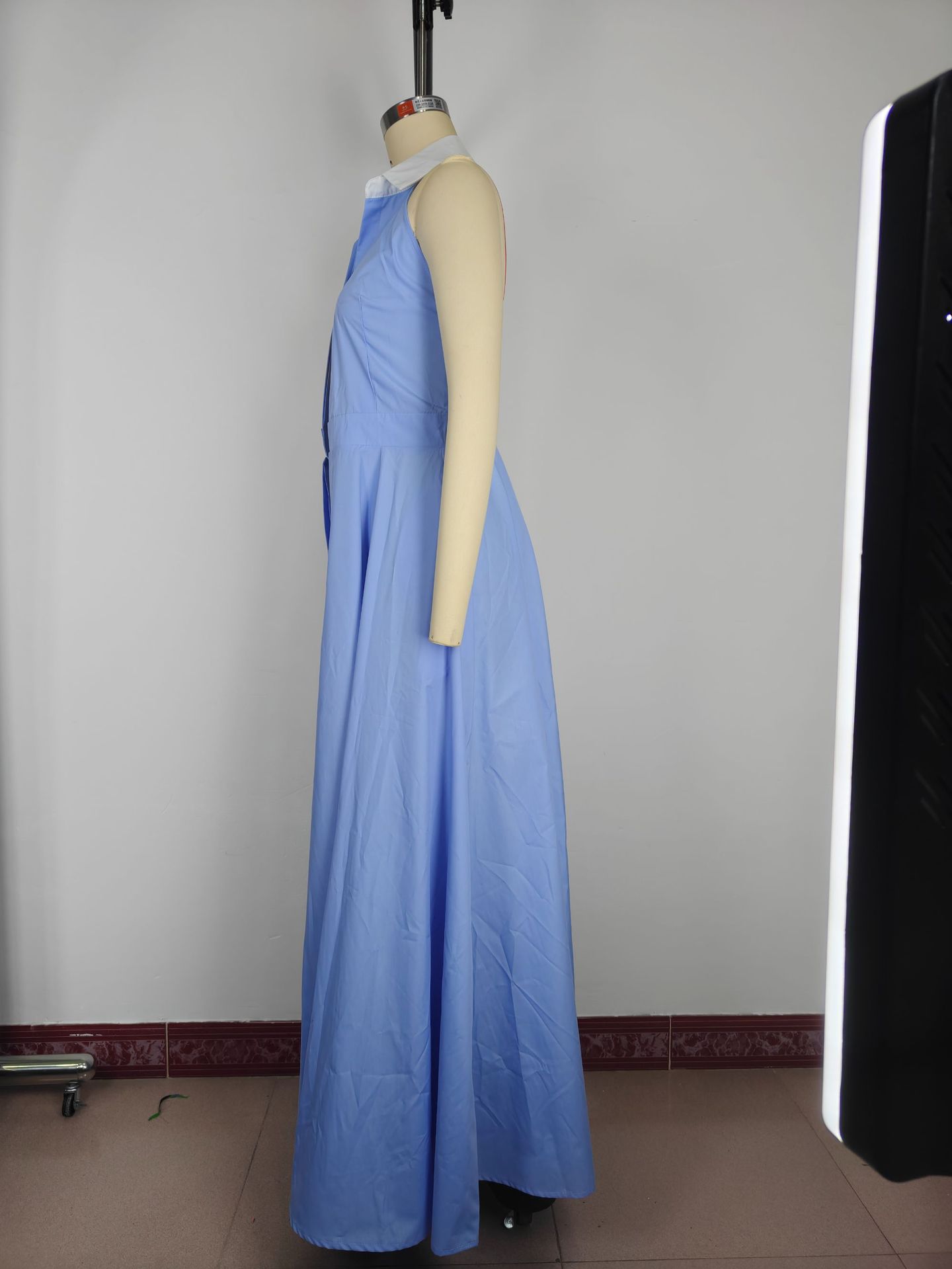 Summer New Arrival Women's Sleeveless High Waisted Slim Fit Dress Fashion Resort Style European American Design_ecoleips.com