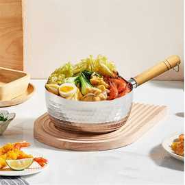 申魔(SENMO)多用途料理锅 雪平锅 SC22K11不锈钢汤锅礼盒装 代发