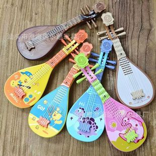 New Hot Selling 26cm Light Music Chinese Style Classical Pipa Toy Can Play Chinese Style Ornaments Performance Props