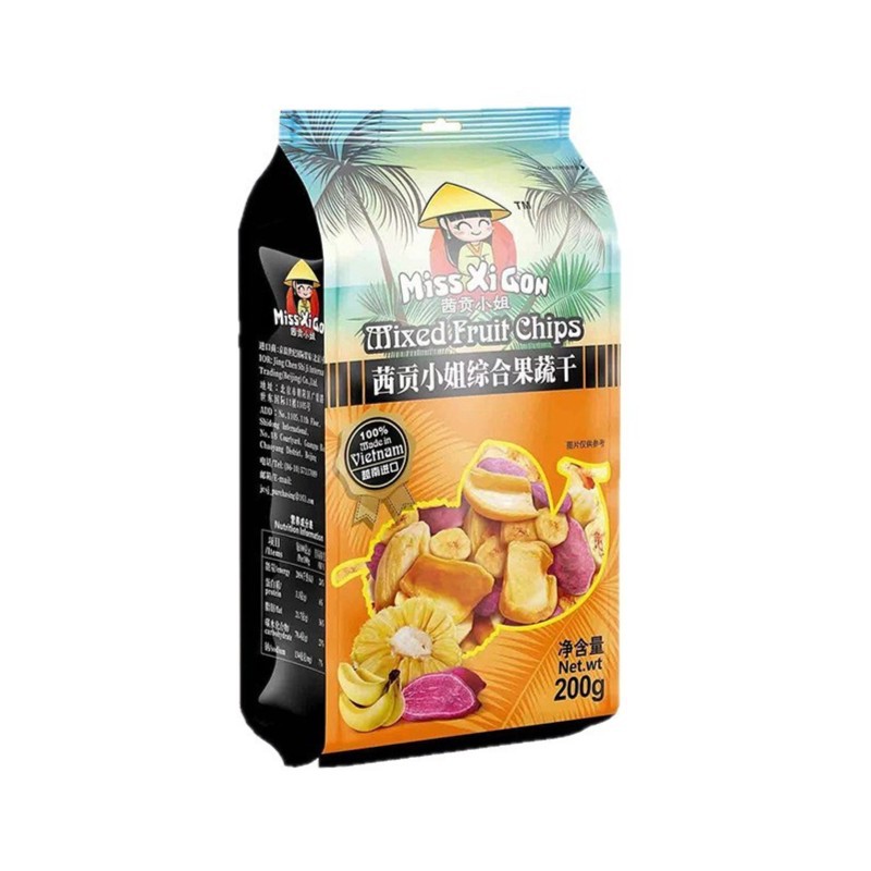 [Full box of 20 bags*200g] Comprehensive dried fruits and vegetables*20 bags