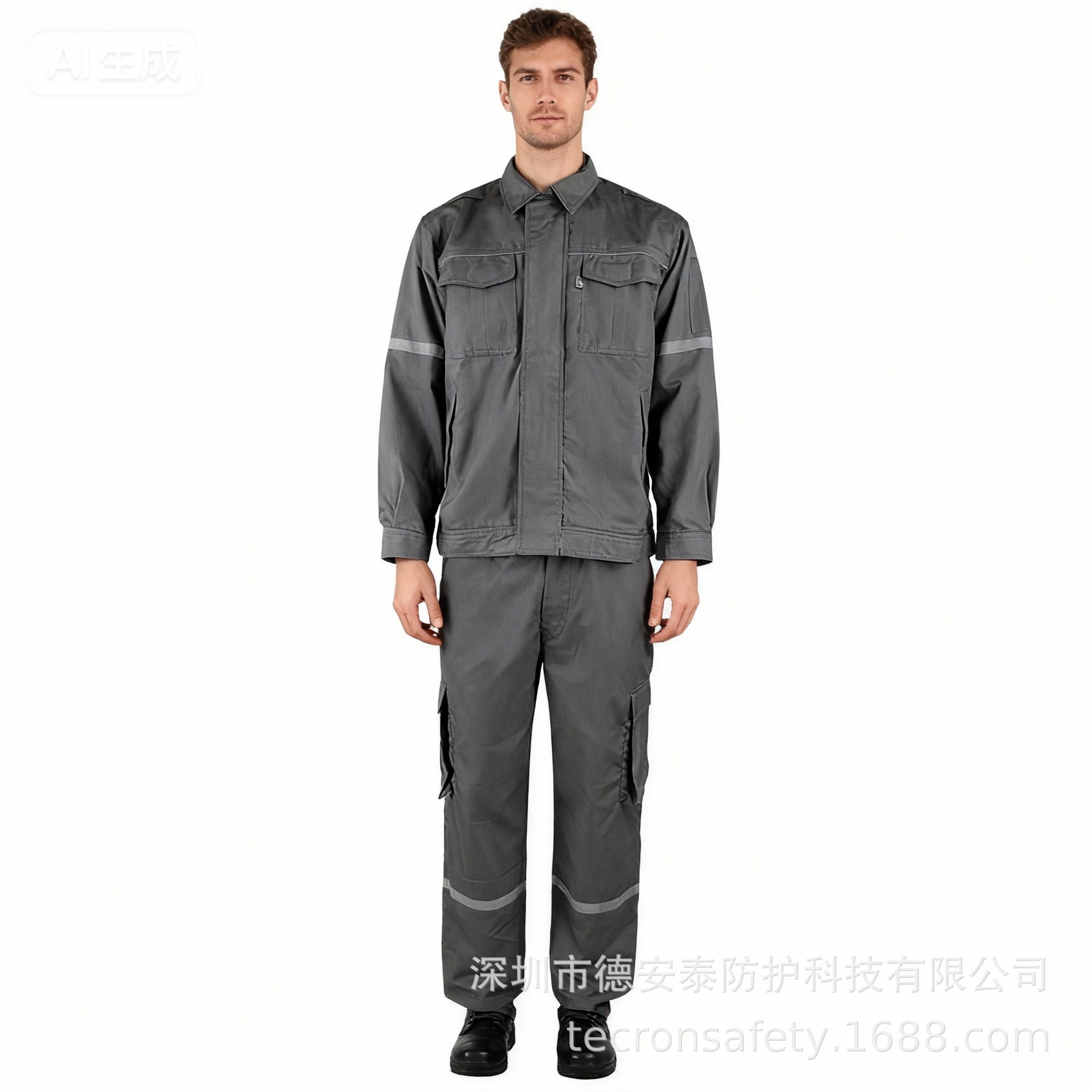 芳纶阻燃防静电套装分体防护服GB 8965.1-2020防火工作服套装