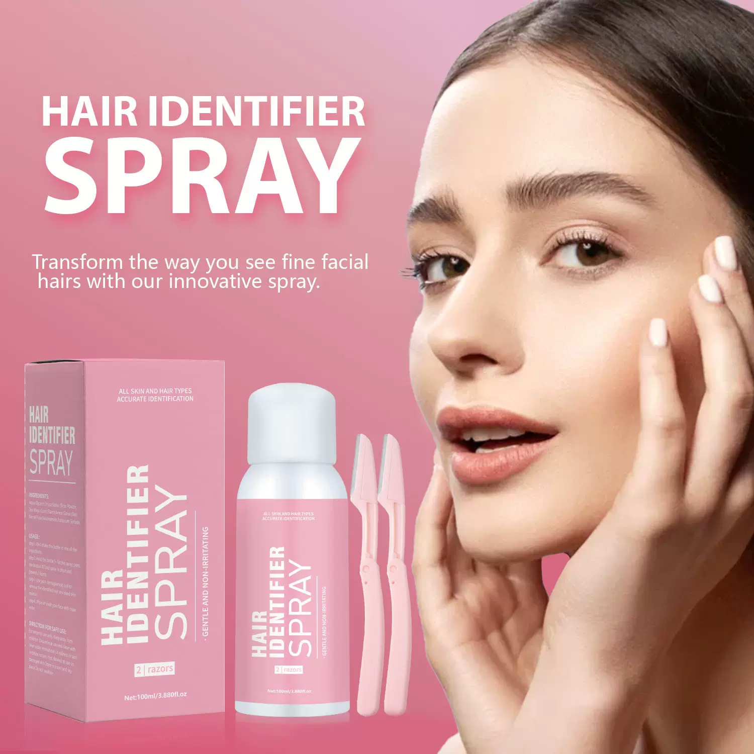 PANSLY 毛发识别喷雾100ml Hair IDENTIFYING SPRAY