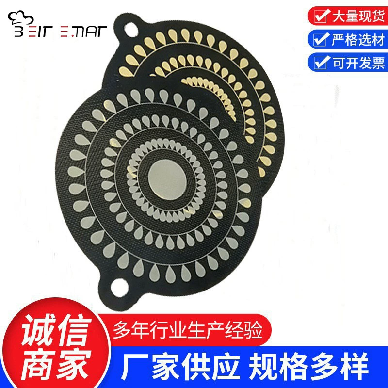 Горячая продажа обесцвеченный силиконовый коврик для индукционной плиты