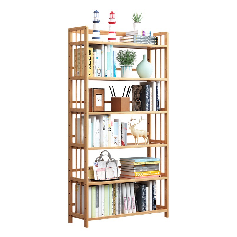 Simple bookshelf floor storage rack study office home storage rack children student bookcase living room Assembly
