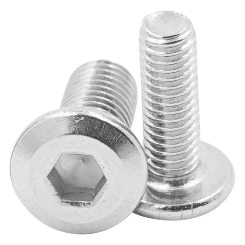 В наличии 304 нержавеющая сталь скошенная кромка Скошенные мебельные винты плоский болт с круглой головкой большой винт с плоской головкой и шестигранной головкой