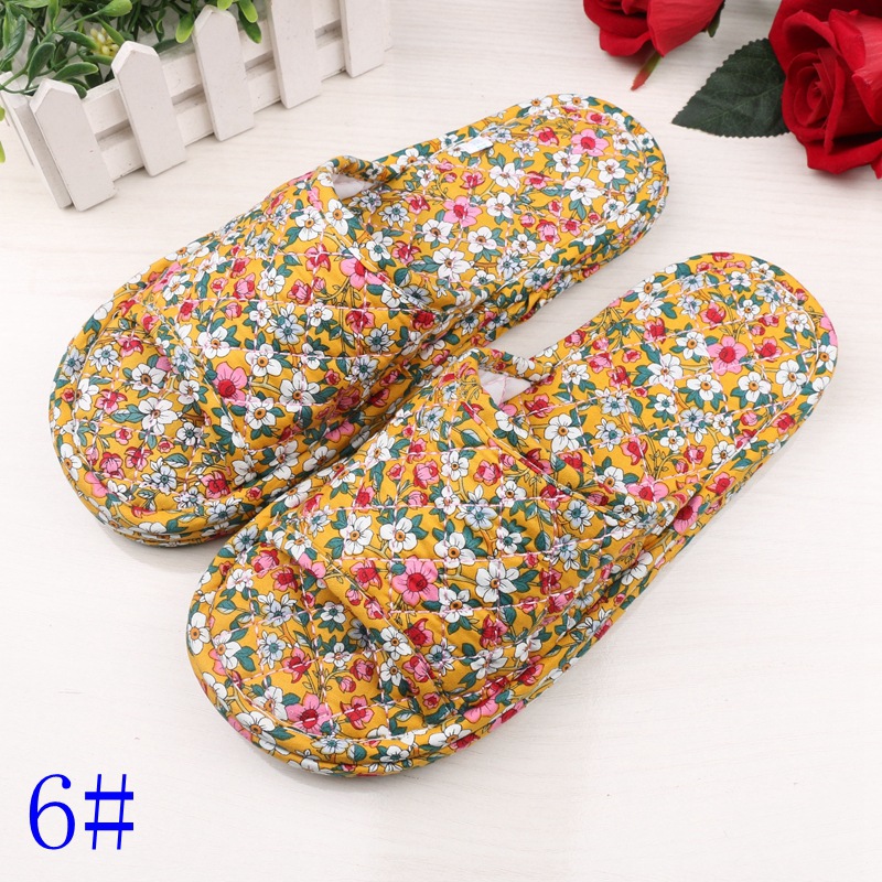 3겹 꽃무늬 원단 여성용 6호