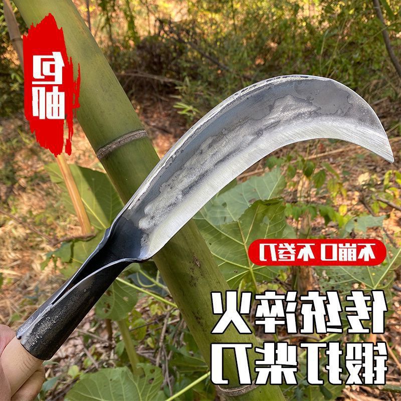Handmade spring steel chopping axe firewood axe felling axe mountain axe logging axe agricultural thick chopping knife bamboo knife
