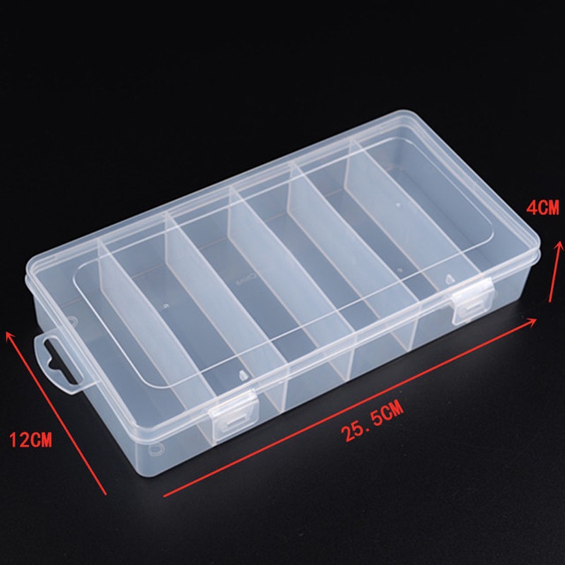 tornillo herramienta de piezas de hardware transparente pp caja divisoria caja de piezas electrónicas de plástico directo fábrica