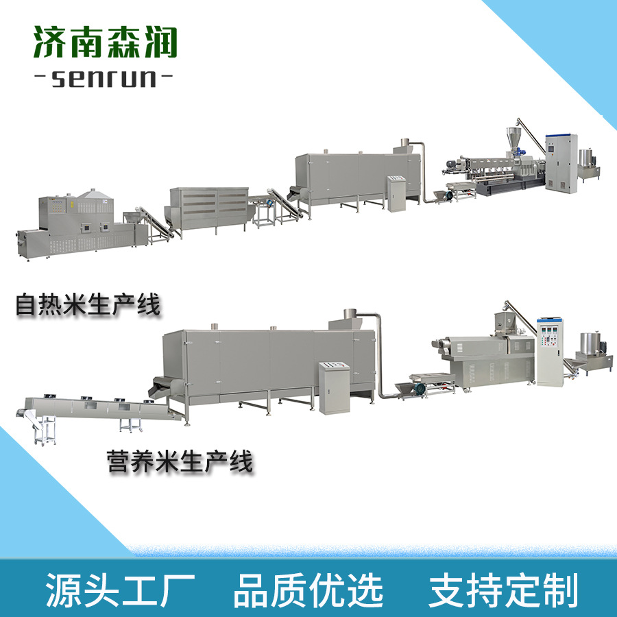 营养米加工设备 自热米黄金米生产线强化营养米机械膨化机