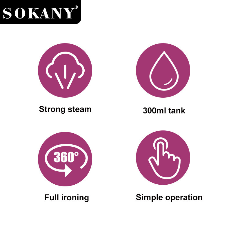 輸出SOKANY12008アイロン家庭用旅行携帯手持ち式アイロン衣類アイロン機小型アイロン|undefined