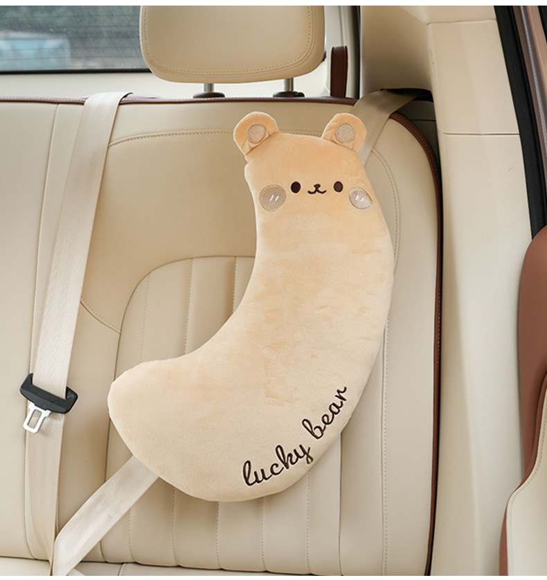 Blue Rain Car Seatbelt Shoulder Pad Thickened Soft Pillow Car Shoulder Pad Cartoon Children's Anti-Strangle Neck Protector