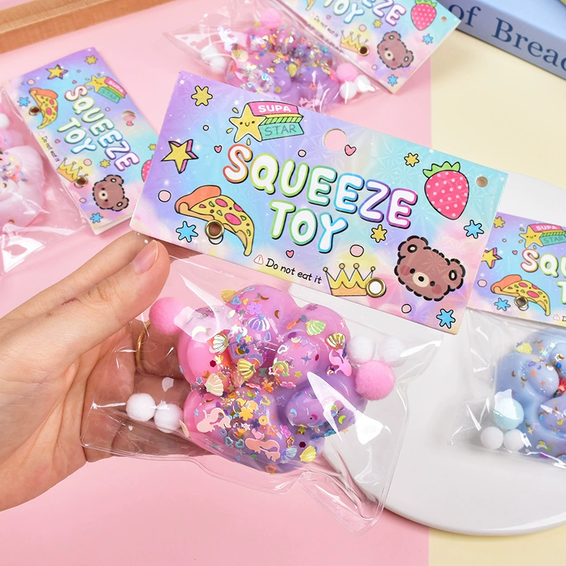 The same super soft gradient cat claw pinch Le TPR solid mud feel wet and soft creative venting and reducing stress