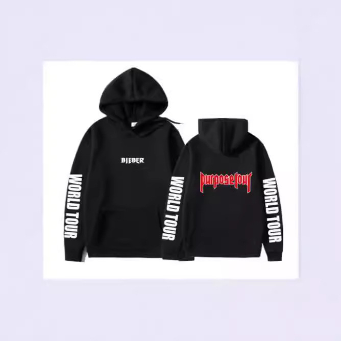 Justin Bieber's Men's and Women's Headwear Hera Zhuku Wool Hoodie Super