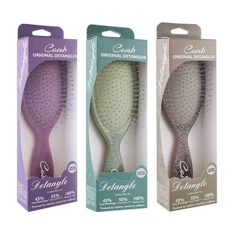 Тотемный принт овальная воздушная подушка расческа пушистые волосы с высоким черепным верхом артефакт