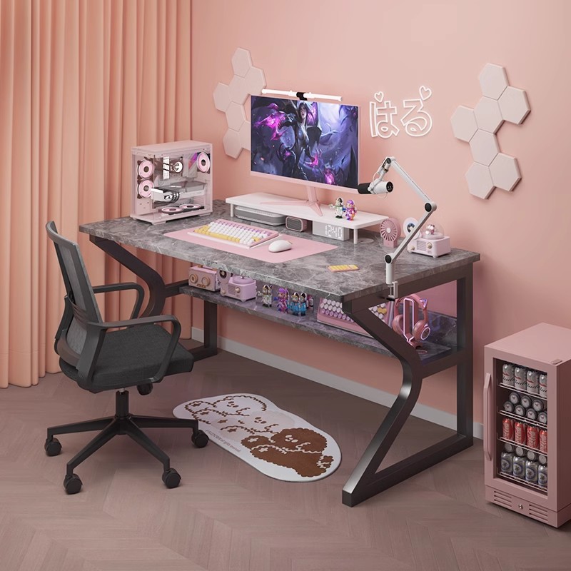 Escritorio de computadora blanca escritorio doméstico dormitorio de niñas escritorio de escritorio simple escritorio de escritorio