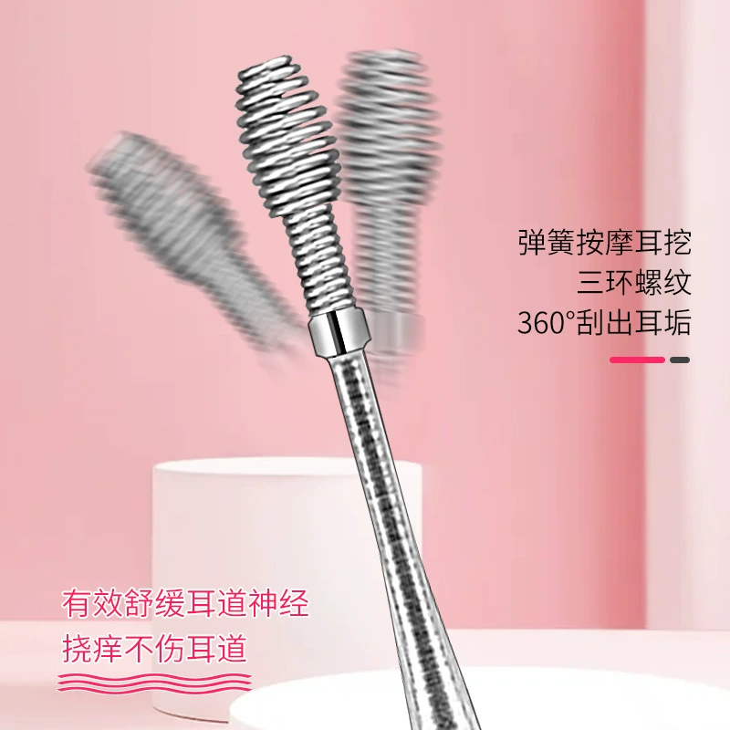  Ear Cleaning Kit, 5–6 Piece Stainless Steel Handheld Set with Carry Case, Portable for Adults