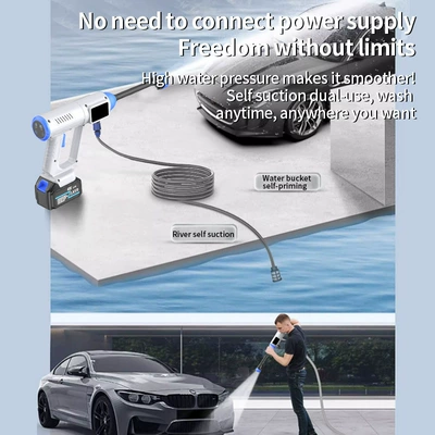 High pressure car wash water gun, Household rechargeable high-pressure water spray