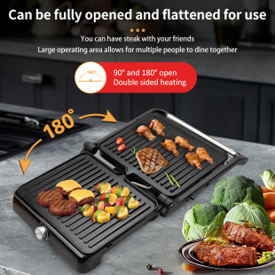 Export Steak Machine Sandwich Machine Frying Machine Breakfast Machine Barbecue Machine Grill Maker 08103