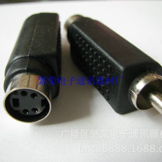 Four-core MINI-S terminal female to AV lotus male RCA