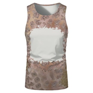 2023 new spring factory direct casual loose digital printing breathable summer printing trendy vest trend