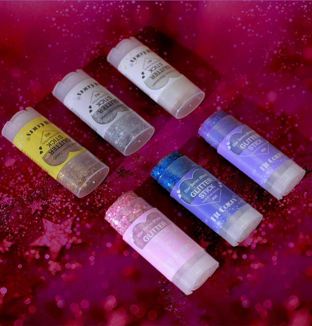 Fit Colors 6-color body painting, sequined stick face, lip star glitter eyeshadow, festival stage makeup undefined