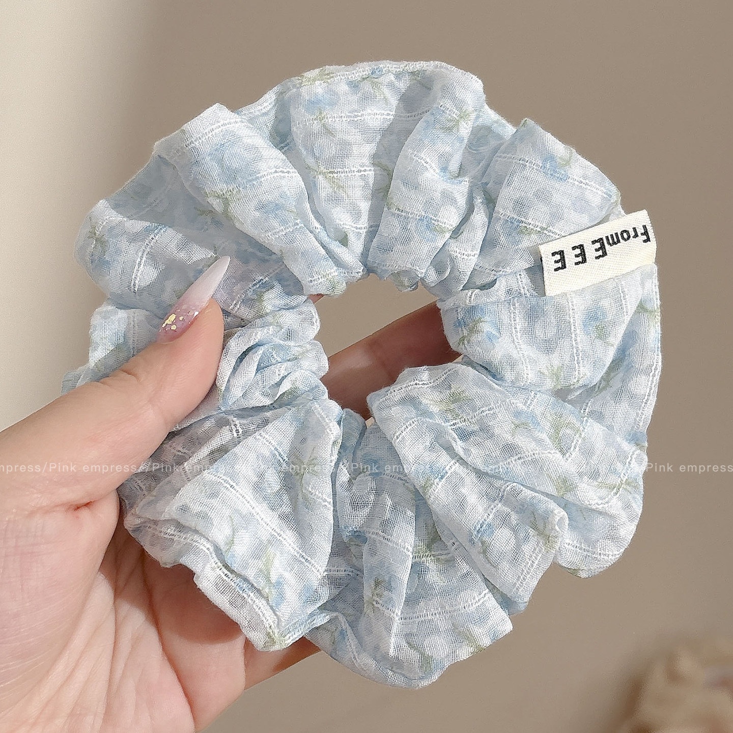 Anillo para el cabello de intestino grueso de gran tamaño coreano, bufanda cuadrada de alta calidad femenina, cuerda para el cabello, banda elástica y duradera, flor de viento perezosa