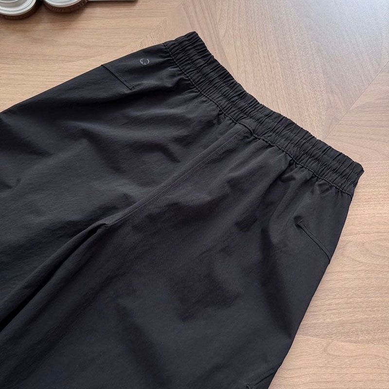 l家女士中腰速干运动阔腿裤25秋轻盈舒适弹力宽松拉链口袋休闲裤|undefined