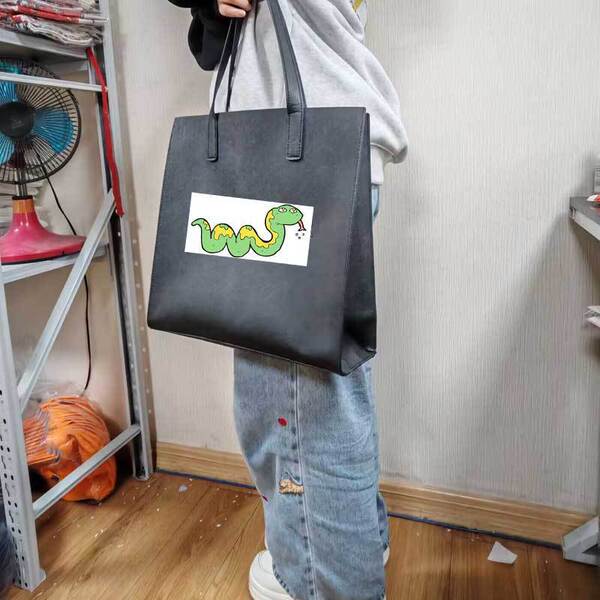 Capacious matte one-shoulder bag