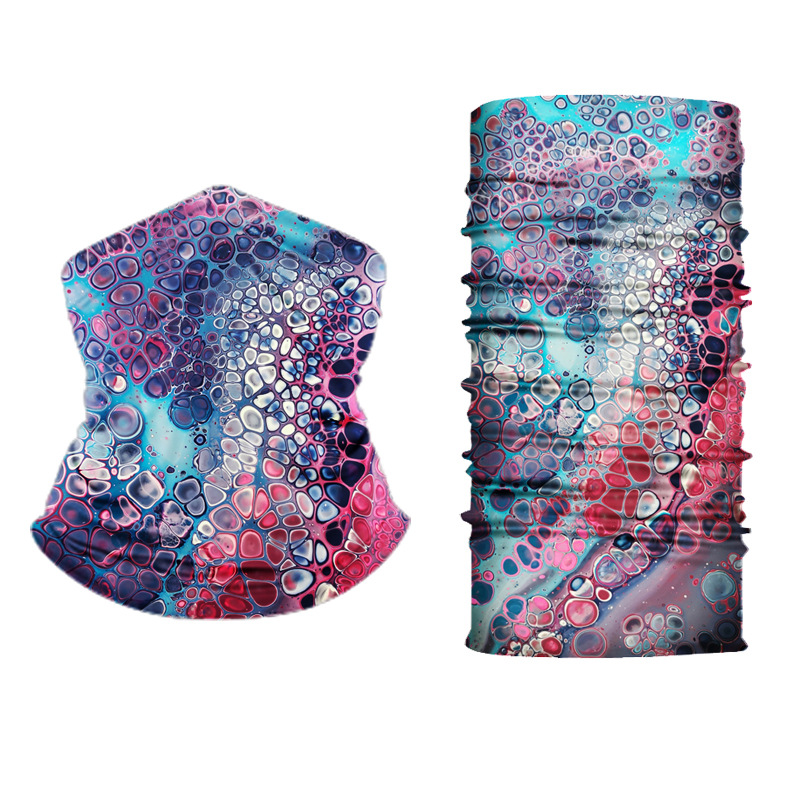 Xunhui sin costuras de alta elástico Lycra pañuelo transfronterizo Amazon montar protección solar Deportes al aire libre a prueba de viento mágico pañuelo en la cabeza